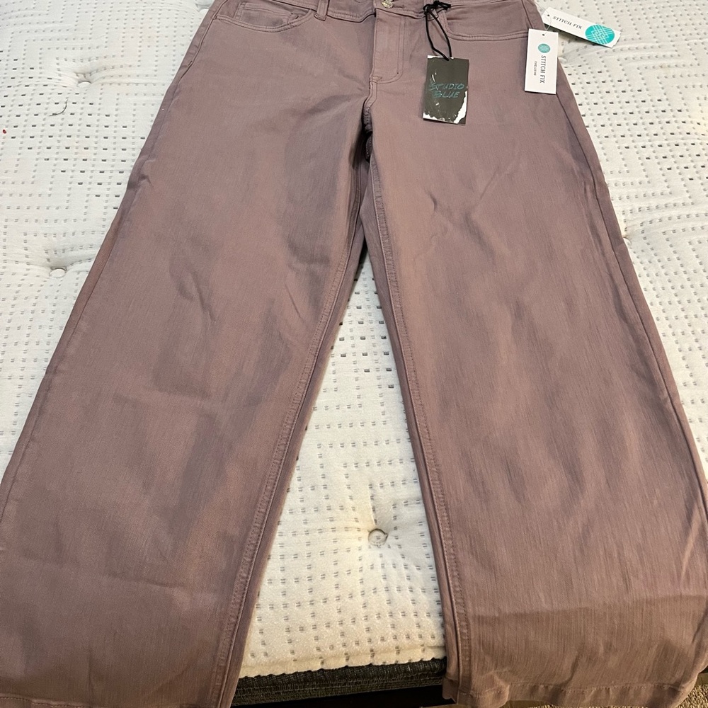 Stitch Fix Women's High Rise Lavender Jeans - Picture 2 of 3
